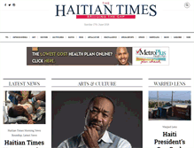 Tablet Screenshot of haitiantimes.com